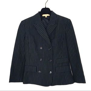 Michael Kors Collection Shrunken Pinstripe Jacket